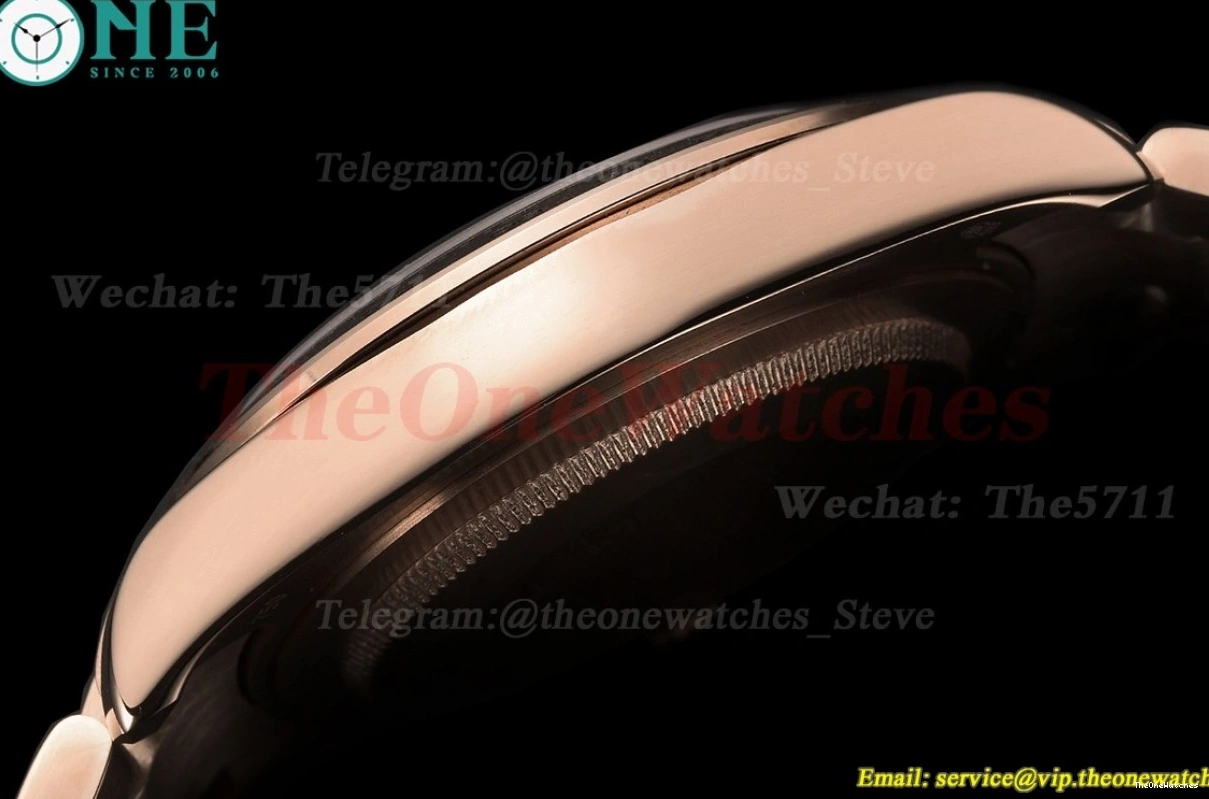 Black RG 40mm A3836 RG Gold Daytona GDF 0101